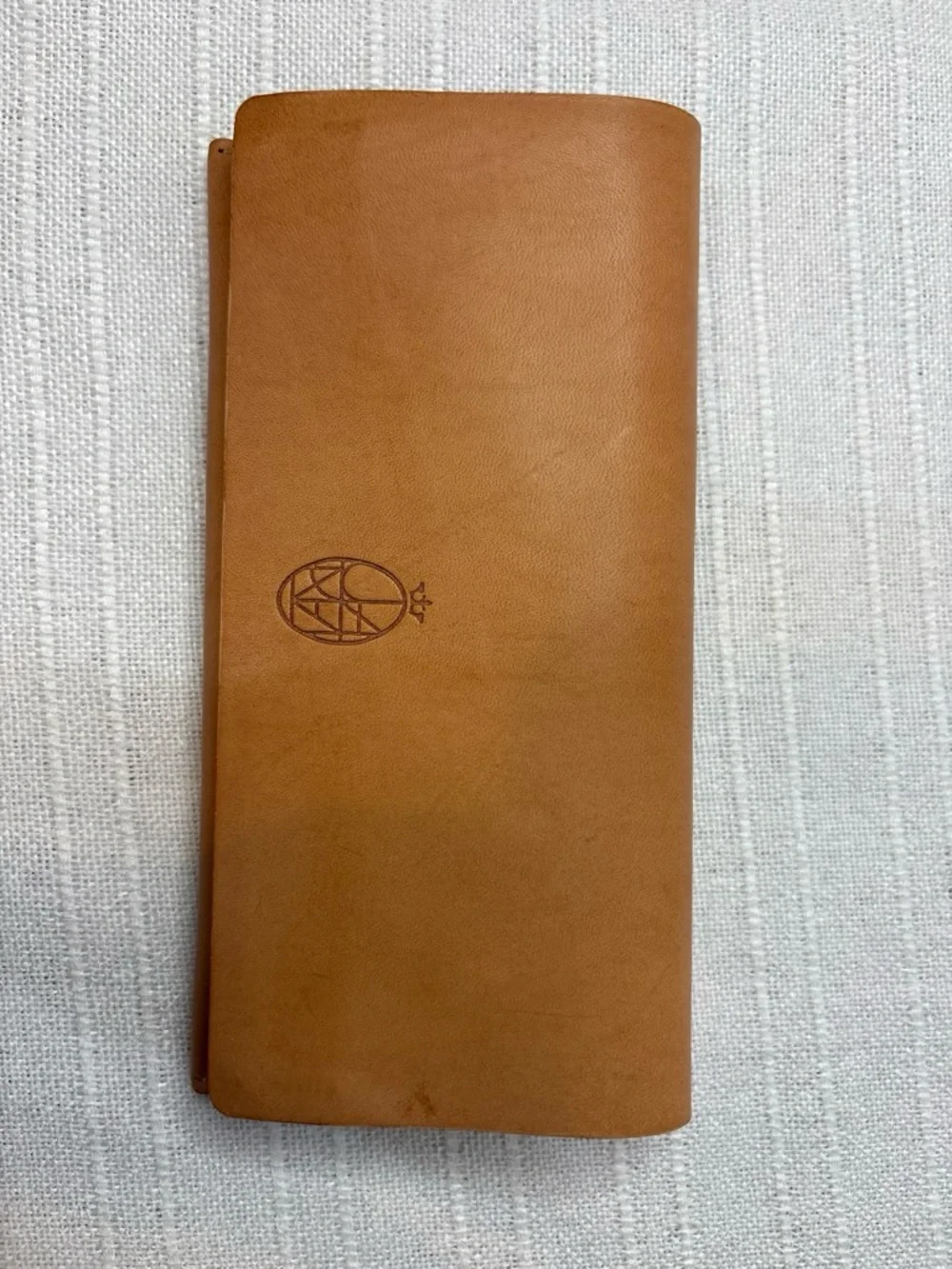 Jacques Marie Mage Tan Leather Eyewear Case OS